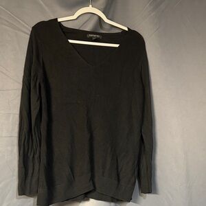 Banana Republic Black V-Neck Sweater